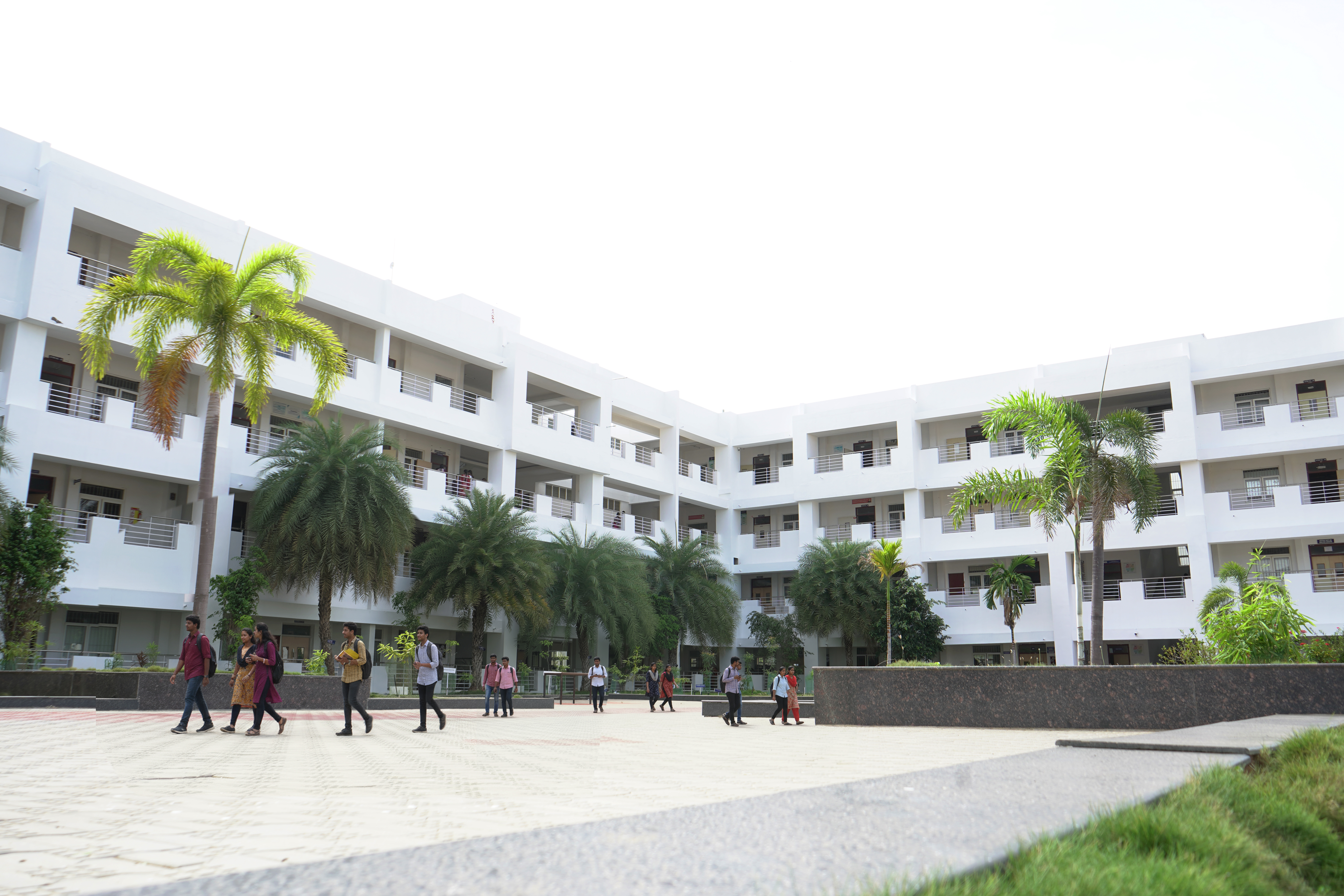 Aerial view of Sri Shanmugha campus